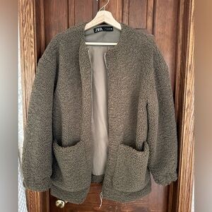 Zara Teddy Brown Jacket